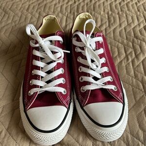 Converse All Star Maroon Low Tops